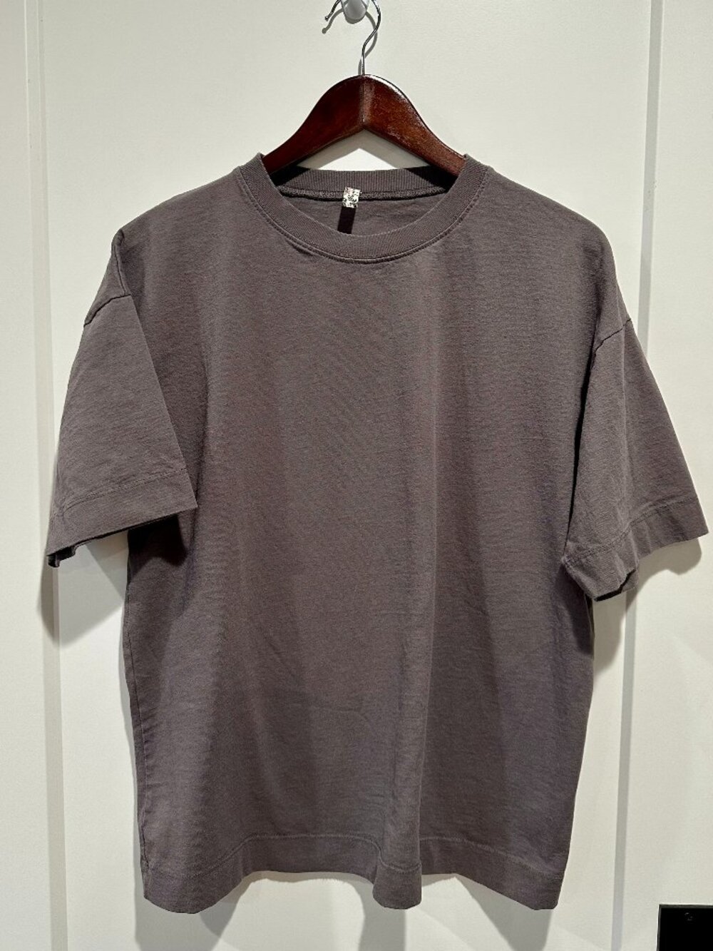 Ragabond Studio Oversized Organic Cotton Tee Gray Size S Free People